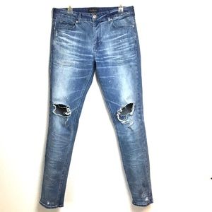 PacSun Men's Jeans in Paint Splatter Size 32x32
